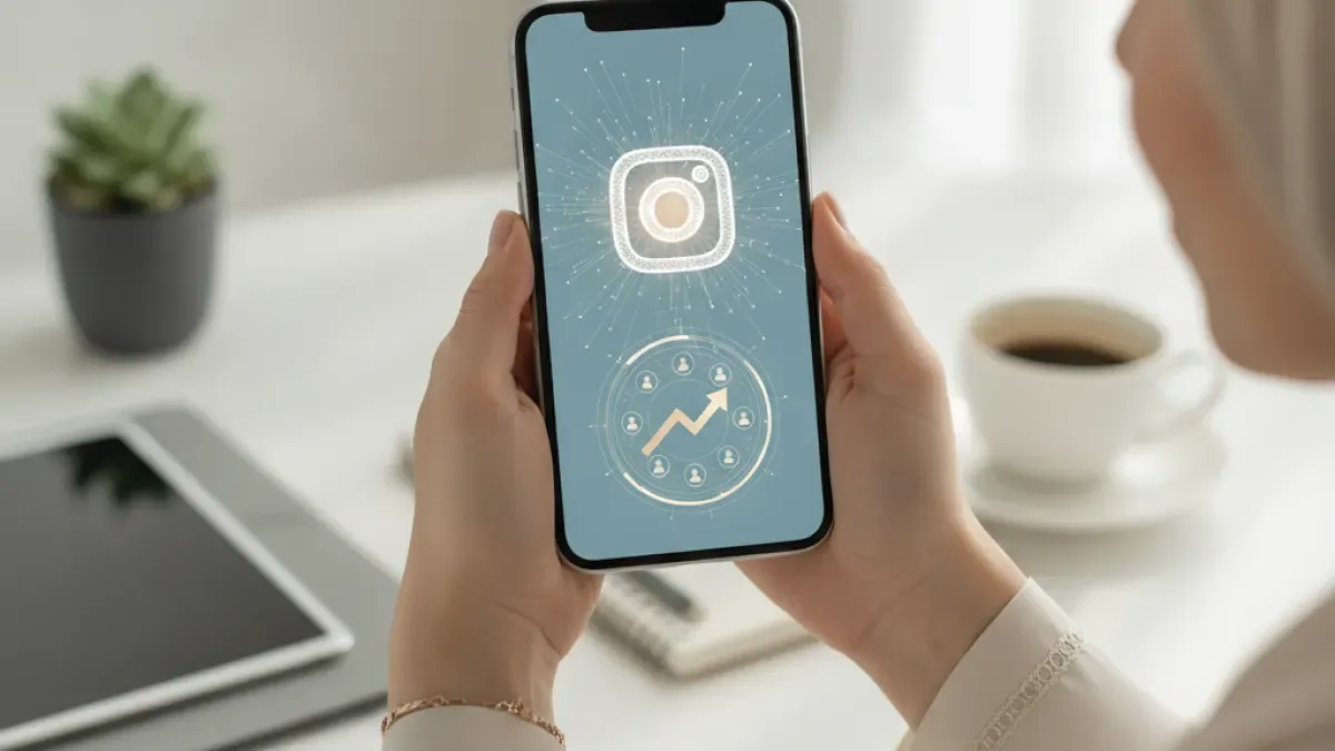 صورة توضيحية احترافية تعرض زيادة متابعين انستقرام: استراتيجيات فعّالة لبناء حضور رقمي قوي — زيادة متابعين انستقرام